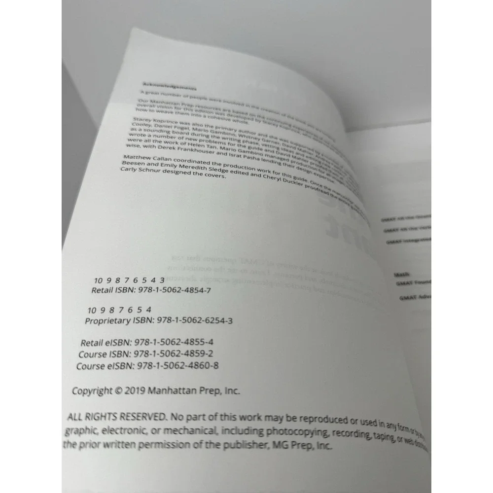 Manhattan‎ Prep GMAT All the Quant 2019 7th ed. Strategy Guide